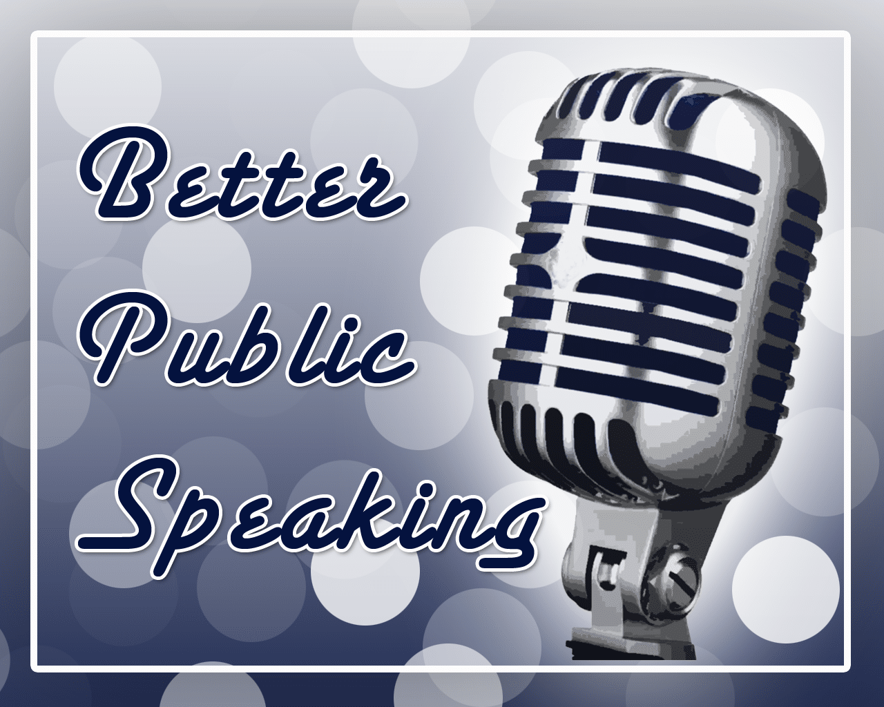 Public Speaking Training